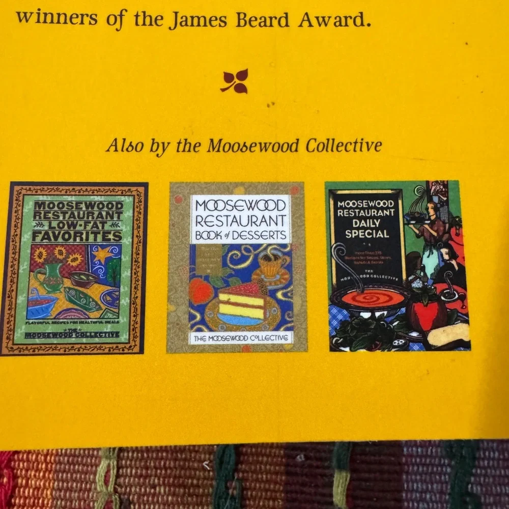 NEW MOOSEWOOD RESTAURANT COOKBOOK New Classics Vegetarian.$26 Retail